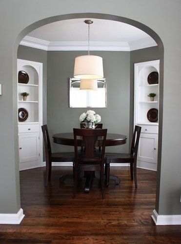 the dining room is clean and ready for us to use