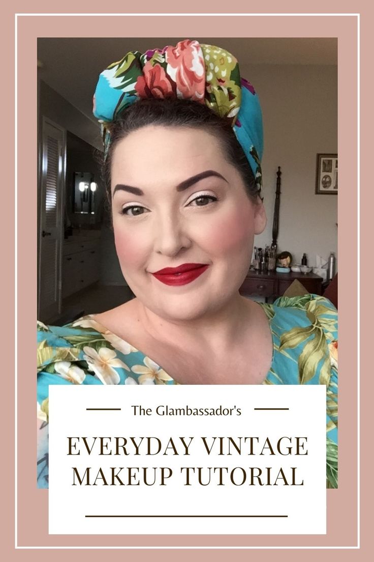 Vintage Make Up Tutorial, Classic Vintage Makeup Look, 40s Makeup Vintage, 1940 Makeup 40s Style, 1950s Makeup Look, Classic Makeup Looks Vintage, Vintage Makeup Looks 1950s, 1940s Womens Makeup, 50s Makeup Tutorial