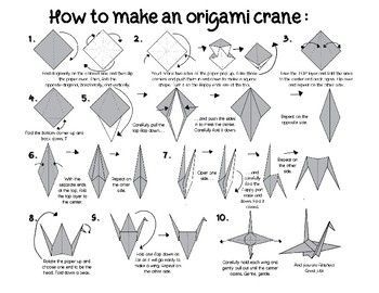 how to make an origami crane step by step instructions for kids and adults