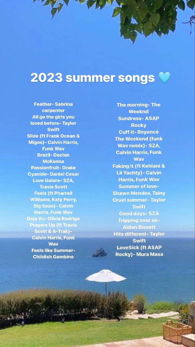 Summer 2023 playlist Songs To Add To Summer 2024 Playlist, Summer Country Playlist, Summer Playlist Covers Aesthetic, Summer Watchlist, Good Summer Songs, Teen Songs, Beach Songs, Summer Songs Playlist, Road Trip Playlist