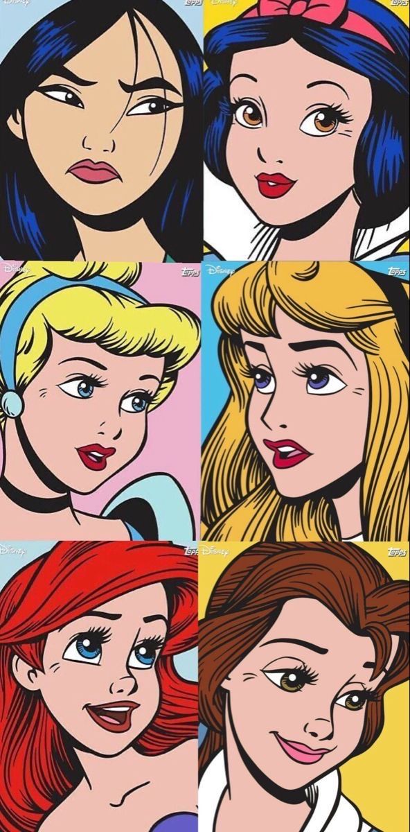 the faces of four women with different hair colors and shapes, all in various styles