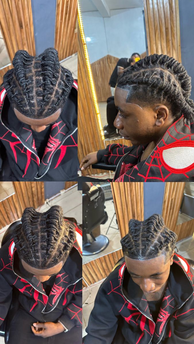 Dread Braids Men, Dread Braid Styles, Twist Hair Men, Temp Fade Haircut, Dreadlocks Hair Care, Barrel Twist, Mens Twists Hairstyles, Short Dreadlocks Styles, Hair Twists Black