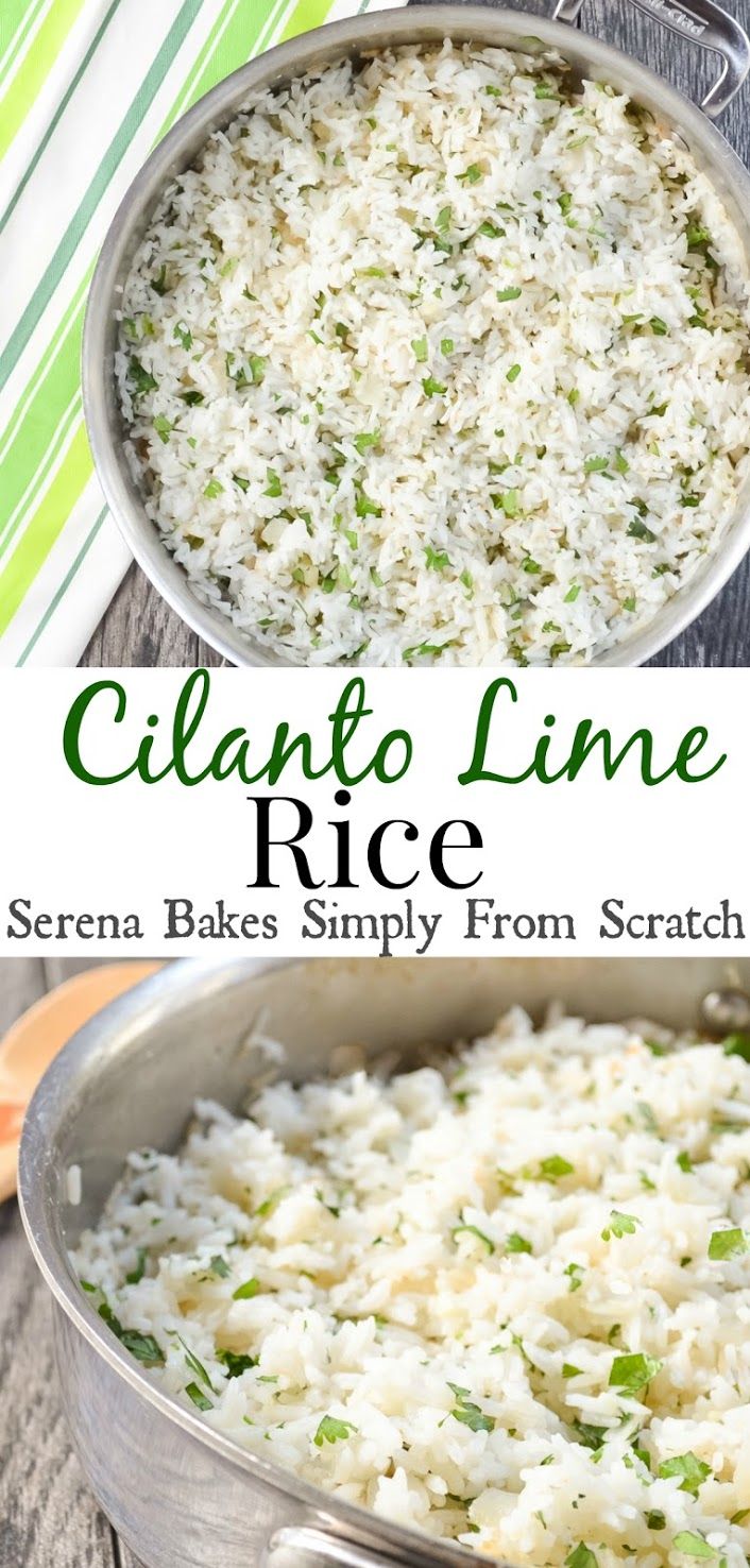 an image of rice in a pan with the title above it