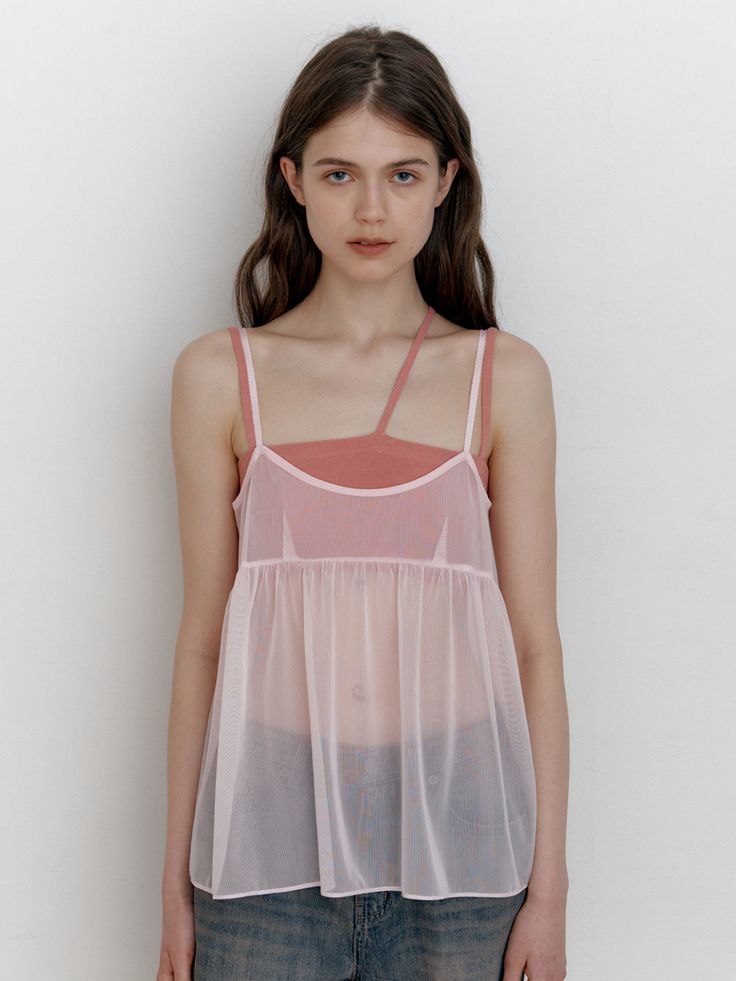 Sheer T Shirt, Chic Sleeveless Mesh Top With Built-in Bra, Feminine Sleeveless Tank Top With Built-in Bra, Pink Sleeveless Blouse Camisole For Spring, Sleeveless Stretch Mesh Top With Built-in Bra, Stretch Sleeveless Mesh Top With Built-in Bra, Sheer Stretch Camisole Top, Feminine Sheer Stretch Mesh Top, Sheer Stretch Mesh Camisole Top