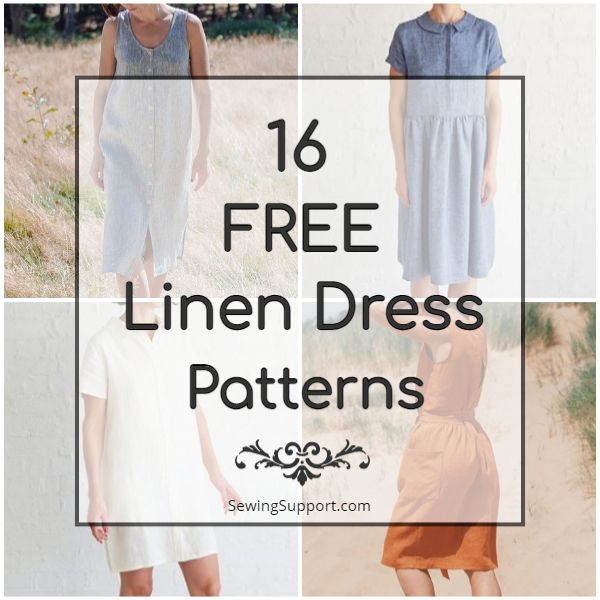 the top ten free linen dress patterns