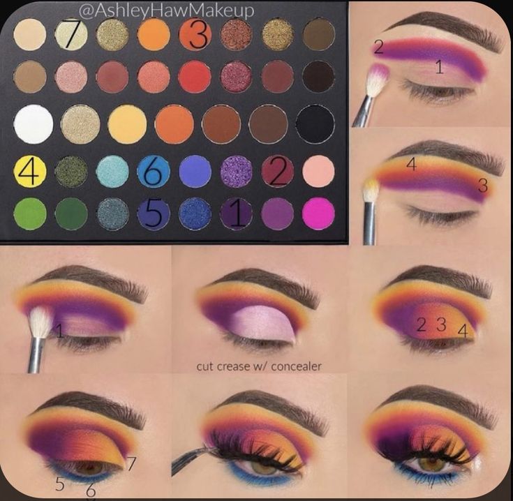 Eyeshadow Looks With James Charles Palette, Morphe 35a Palette Looks, Morphe X Meredith Duxbury Looks, Hawaii Makeup, Makeup Morphe, Drag Make-up, Makeup Pictorial, Makeup Tutorial Eyeshadow, Eye Makeup Pictures