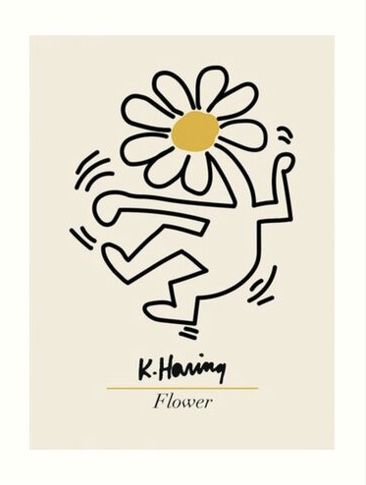 a drawing of a flower with the words k - homing in it's center