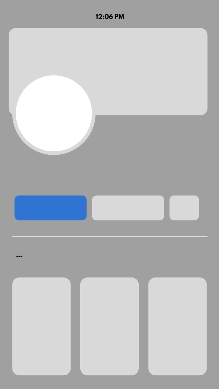 an image of a white button on a gray background with blue lines and circles around it