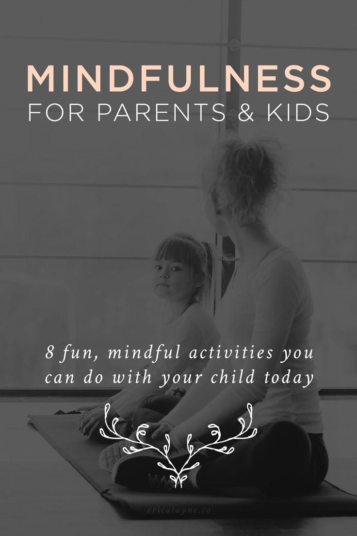 a woman and child doing yoga together with the text mindfulness for parents & kids