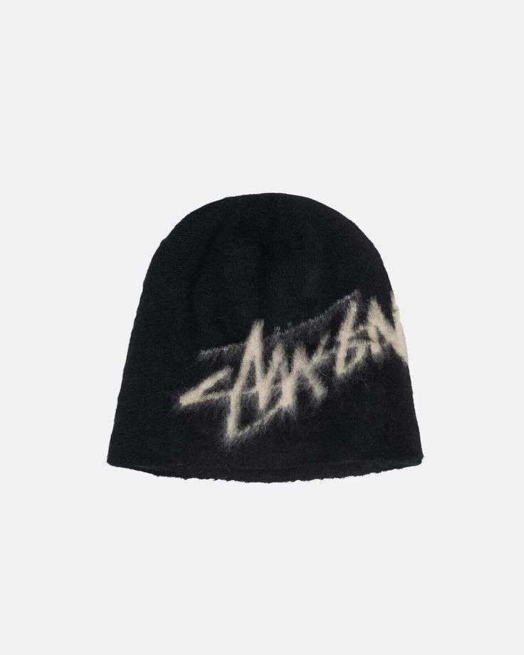 Brushed knit skullcap beanie with Stüssy stock jacquard logo. - 6-point construction - One size - Unisex - 100% Acrylic - Imported Cool Beanies, Outfit Png, Beanie Black, 28 Days, Jacquard Knit, Skull Cap Beanie, Skull Cap, Dream Clothes, Fashion Killa