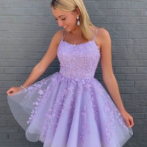 Sancta Sophia on Storenvy Purple Flowy Homecoming Dresses, Grad Dress Short Grade 8, Lavender Short Prom Dress, Graduation Dresses Grade 8, Grade 8 Dresses Graduation, Short Lavender Dress Formal, Purple Graduation Dress Short, Dama Purple Dresses, Lavender Prom Dresses Short