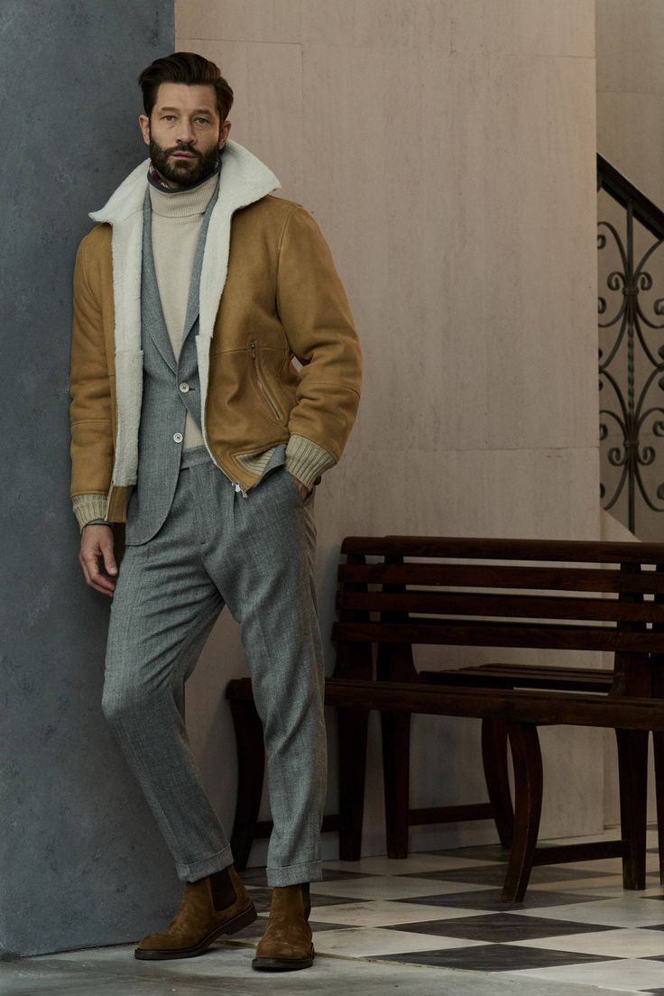 Fall Menswear, Brunello Cucinelli Men, Soft Tailoring, Fall Outfits Men, Ootd Men, Menswear Fashion Show, Menswear Fashion, Mens Winter Fashion, Moda Vintage