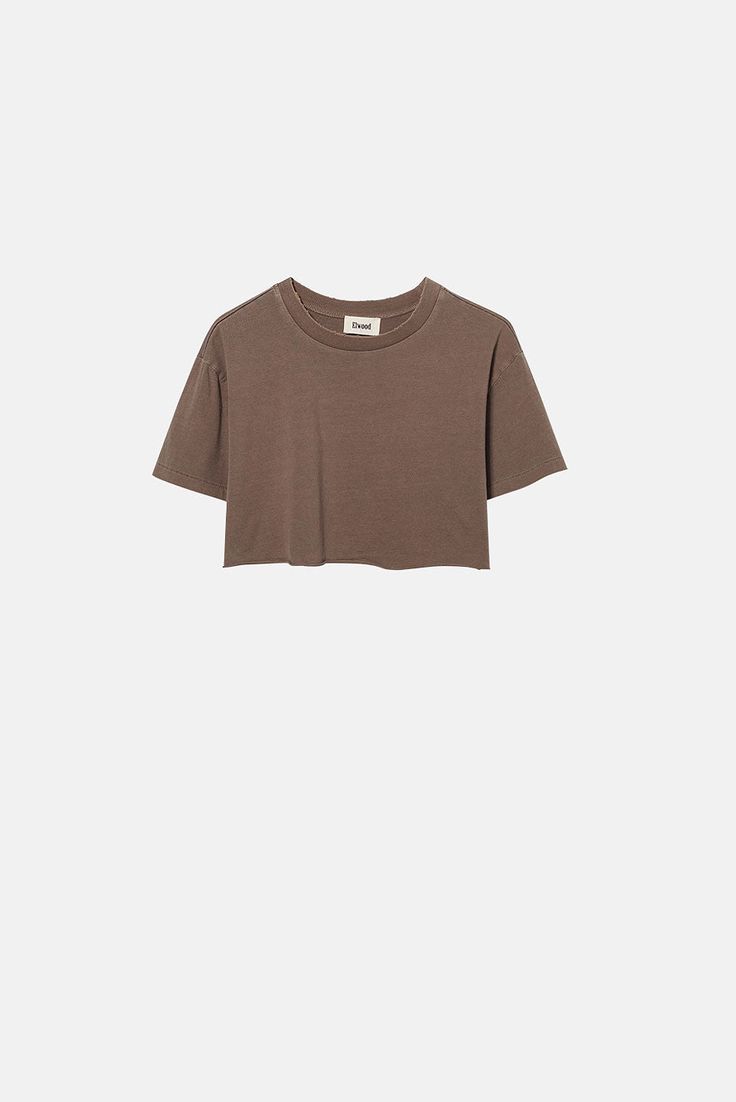 Shop Vintage brown OVERSIZED BABY CORE TEE by Elwood online – Elwood Clothing Cheap Beige Short Sleeve Sweater, Crop Tops Vintage, Cheap Plain Crop Top For Summer, Cheap Plain Summer Crop Top, Cheap Stretch Ribbed Short Sleeve Top, Affordable Basic Gap T-shirt, Cheap Beige Summer Crop Top, Casual Lined Tops, Cheap, Cute Cheap Gap T-shirt