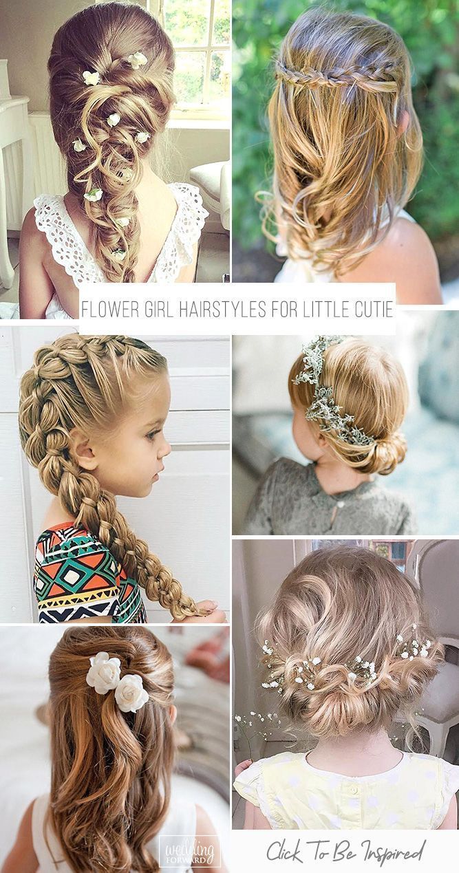 Cute Flower Girl Hairstyles, Flower Girl Updo, Wedding Hairstyles For Girls, Kids Hairstyles For Wedding, Girls Updo, Communion Hairstyles, Girl Hair Dos, Simple Wedding Hairstyles, Best Wedding Hairstyles