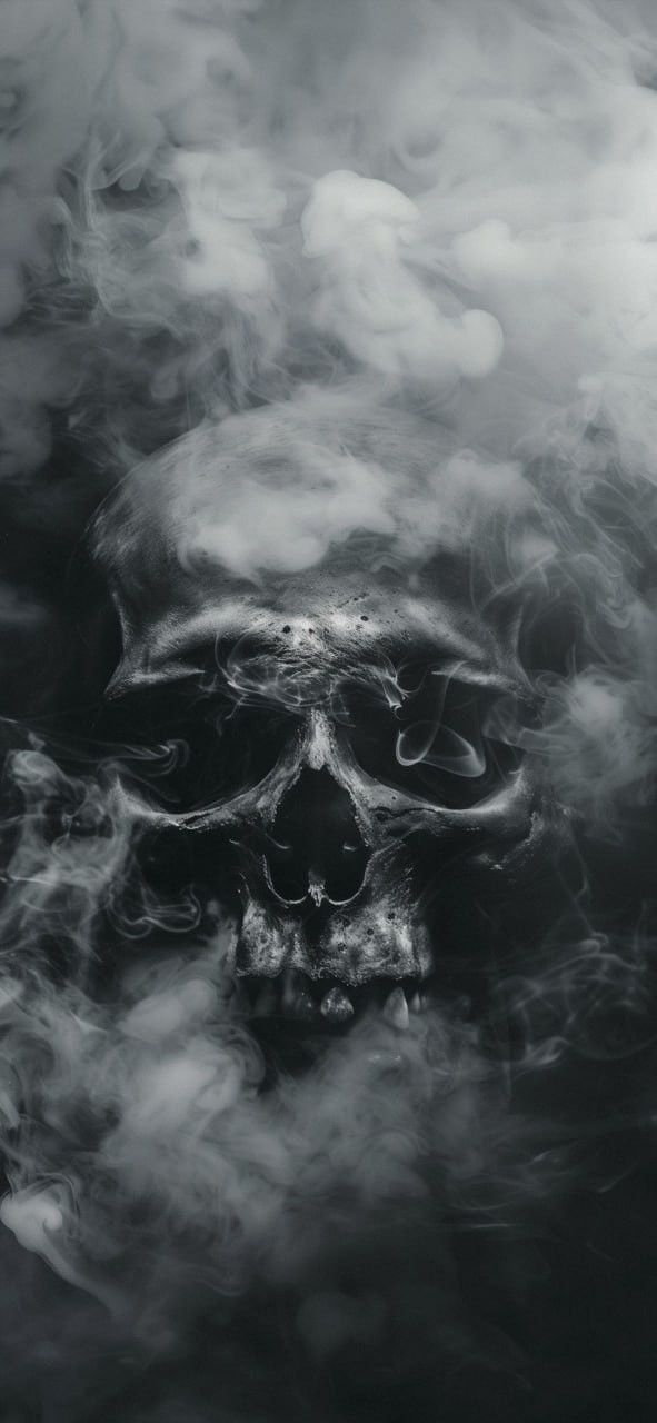 Skull Macbook Wallpaper, Skull Aethstetic Wallpaper, Wallpaper Backgrounds Skull, Demonic Aesthetic Wallpaper, Madness Wallpaper Aesthetic, White Skull Black Background, Monster Background Wallpapers, Skull Pictures Dark, Bone Wallpaper Aesthetic