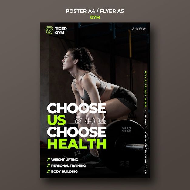 a poster for a women's crossfit competition with the title choose us choose health