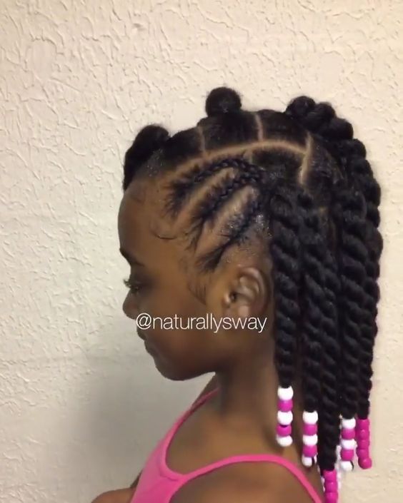 Toddler Braided Hairstyles, Braids Easy, Kids Style Hair, Lil Girl Hairstyles, Kids Curly Hairstyles, Toddler Hairstyles Girl, Natural Hairstyles For Kids, Girls Natural Hairstyles