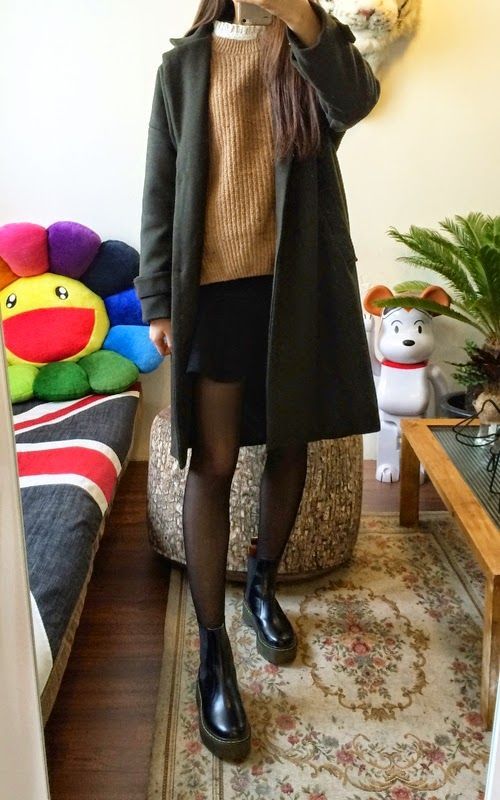 Neue Outfits, Korean Fashion Trends, Looks Black, Winter Mode, Looks Vintage, Outfits Casuales, Asian Fashion, Daily Fashion, Look Fashion