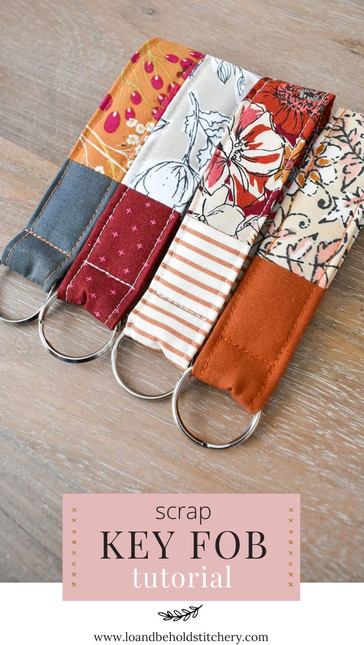 the key fob is made out of fabric