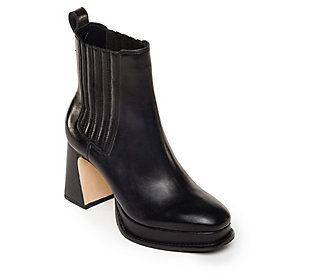 Retro-inspired style with a stretchy twist, the comfortable Nicola bootie radiates chic beauty and pairs well with anything from an office dress to your favorite casual jeans. From Bernardo. Office Dress, Office Dresses, Leather Booties, Casual Jeans, Retro Inspired, Bootie, Twist, Leather, Beauty