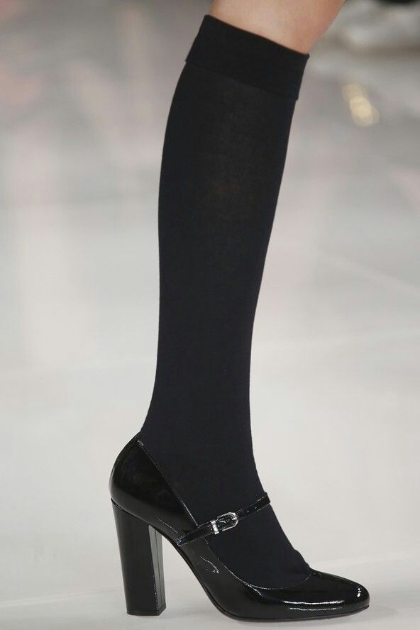 Ralph Lauren S/S 2014 Dr Shoes, Runway Shoes, Cute Heels, Boot Pumps, Spring Summer 2014, Pretty Shoes, Corsets, Sock Shoes, Cute Shoes