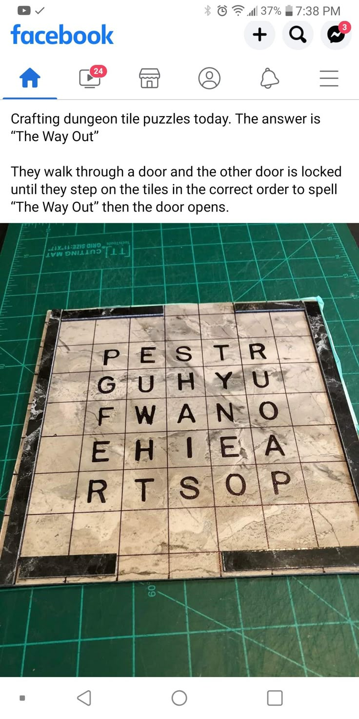 an image of a game board with words on it and the caption that says,