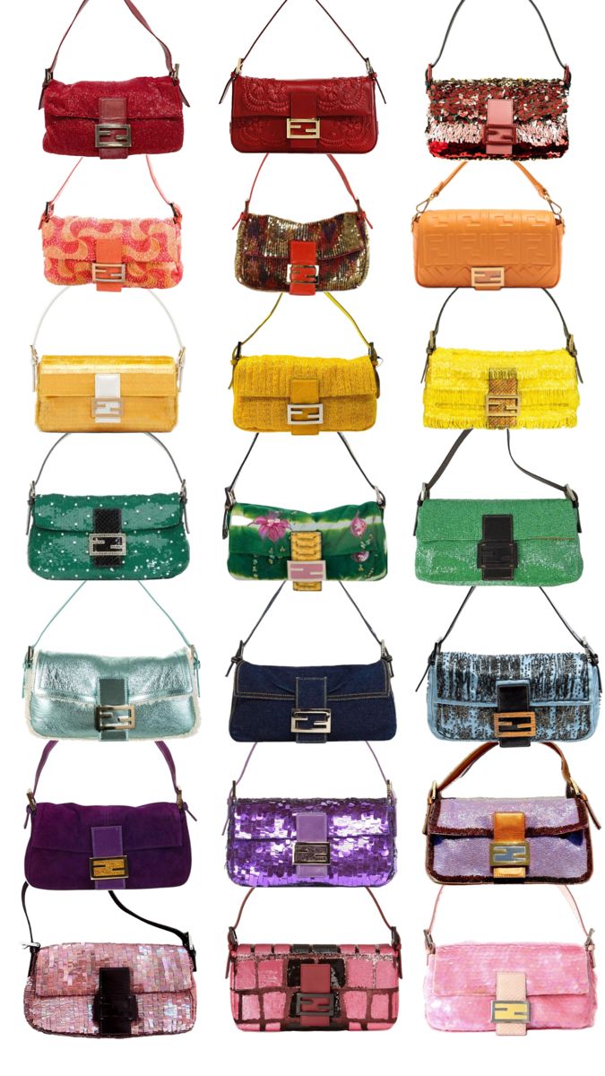 Fendi Vintage Bag, Vintage Fendi Baguette, Ibiza Outfit, Vintage Fendi Bag, Bag Wishlist, Fendi Purses, Rainbow Order, Dream Bags, Fendi Vintage