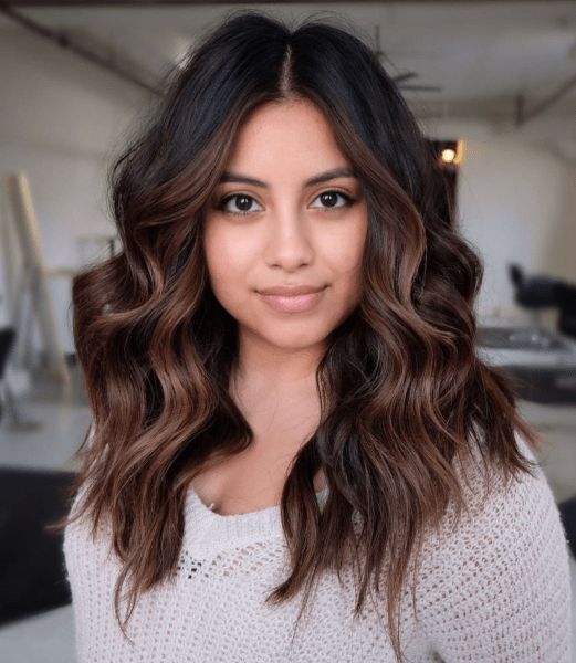 Dark Hair Color, Balayage Ideas, Colouring Ideas, Warm Brunette, Hair Colouring, Black Hair Balayage, Brunette Hair With Highlights, Balayage Hair Dark, Dark Hair With Highlights