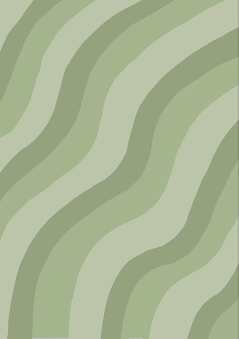 an abstract background with wavy lines in shades of green and beige, as well as black