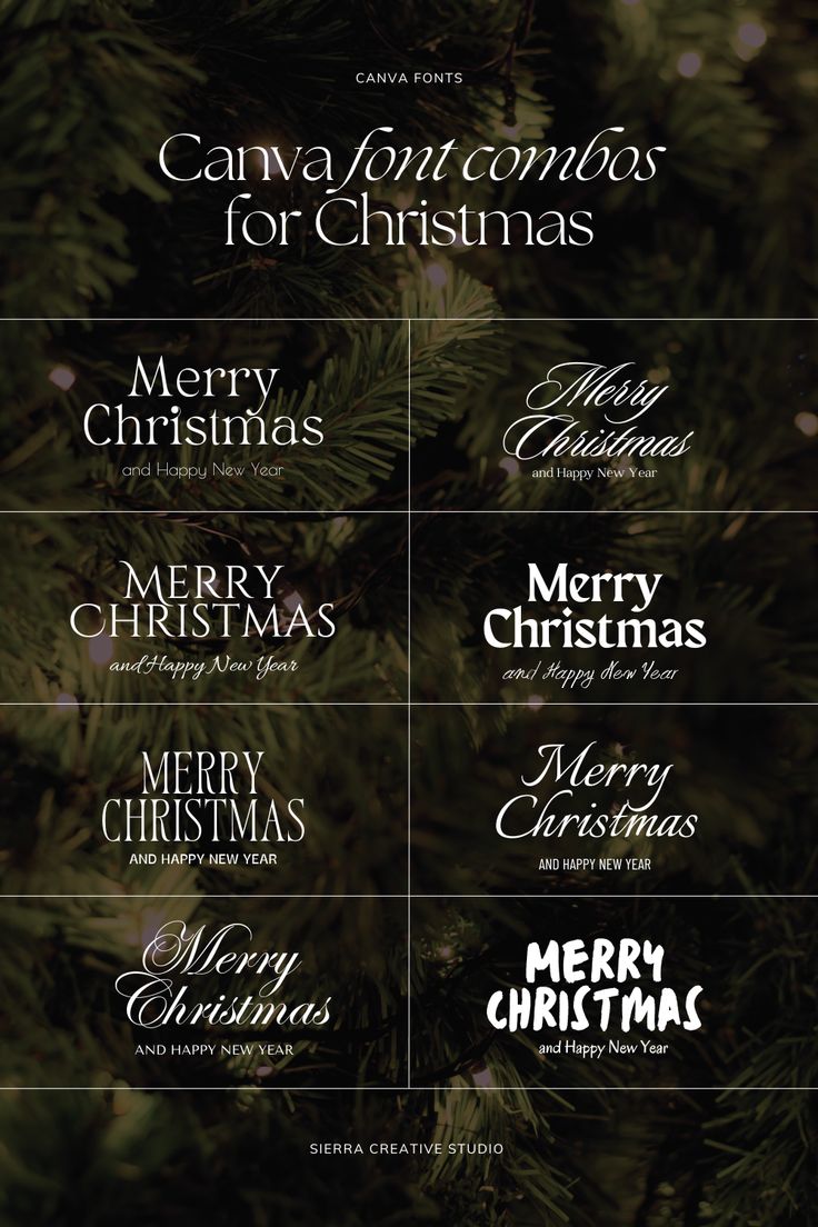 Canva Font Combos for Christmas Christmas Pubmat Canva, Christmas Font Pairings, Canva Christmas Cards, Christmas Fonts Canva, Canva Christmas Fonts, Christmas Pubmat, Canva Font Ideas, Canva Font Combos, Font Pairing Ideas