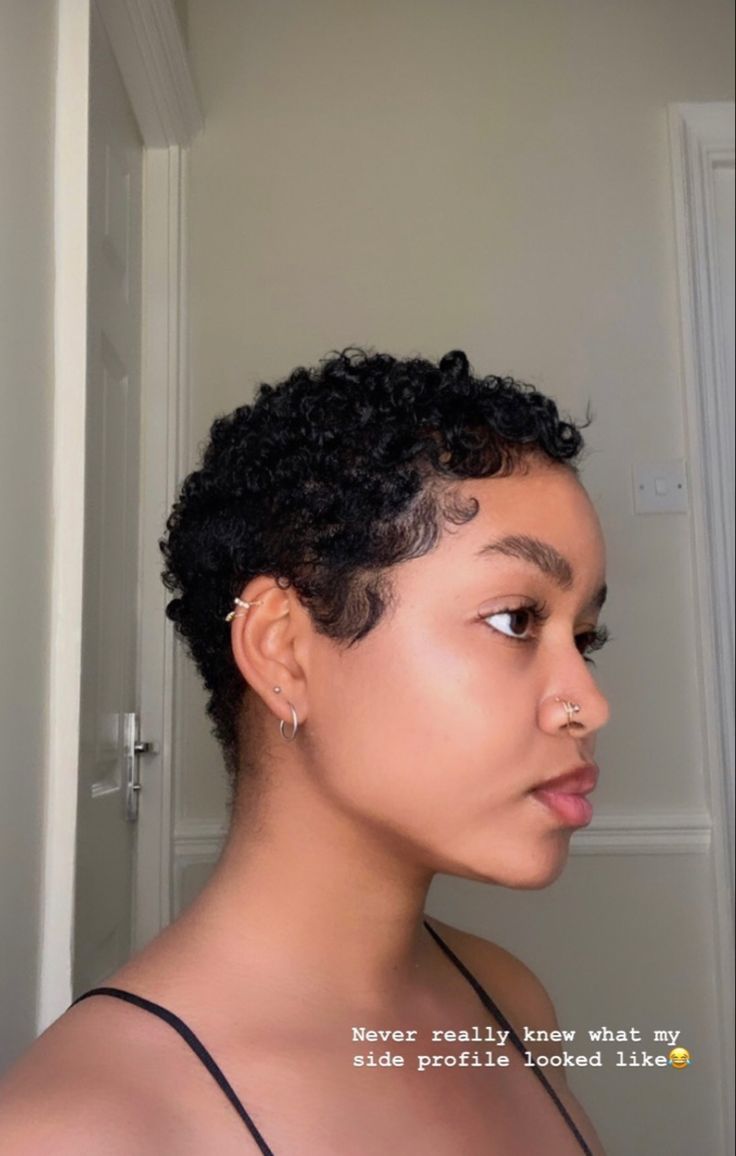 Taper Haircut Black Woman, Buzzed Black Hair Women, Twa Shape Up, Cute Short Haircuts Black Women, Big Chop Short Hair, Short Curly Haircut Black Women, 3b Big Chop, Curly Short Natural Hair, Twa Curly Hair