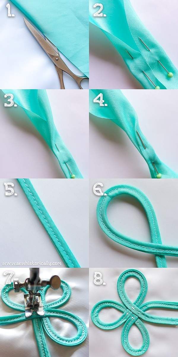 how to make a bow - knot bracelet with ribbon and leather thread step by step instructions