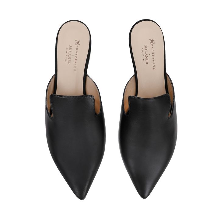 The Ella Mule, Womens Slip On Mules - MILANER Unique Wardrobe, Sunglasses Strap, Black Leather Mules, Italian Shoes, Business Shoes, Shoes Flats Sandals, Slip On Mules, Leather Cleaning, Ballerina Flats