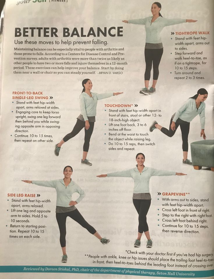 the instructions for how to do better balances in an exercise program are shown here