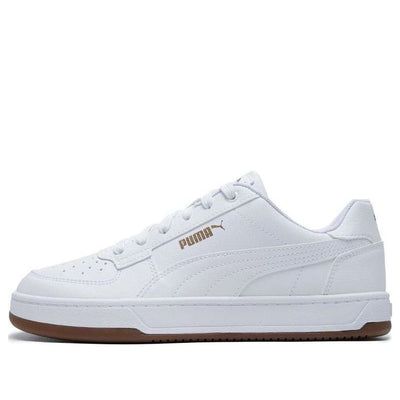 PUMA Caven 2.0 'White Gum' 392290-09 White Lace-up Skate Shoes For Outdoor, White Casual Skate Shoes For Outdoor, White Breathable Synthetic Skate Shoes, White Low-top Skate Shoes For Outdoor, White Round Toe Skate Shoes For Outdoor, White Synthetic Sneakers For Outdoor, White Synthetic Outdoor Sneakers, White Synthetic Skate Shoes For Sports, White Skate Shoes For Sports