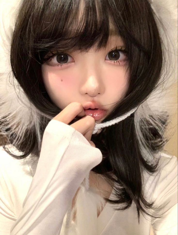 Puppy Beauty, Kawaii Angel, Soft Makeup Looks, Cute Eye Makeup, Doll Eye Makeup, Pretty Makeup Looks, Pose Fotografi, Doll Makeup, Cute Makeup Looks