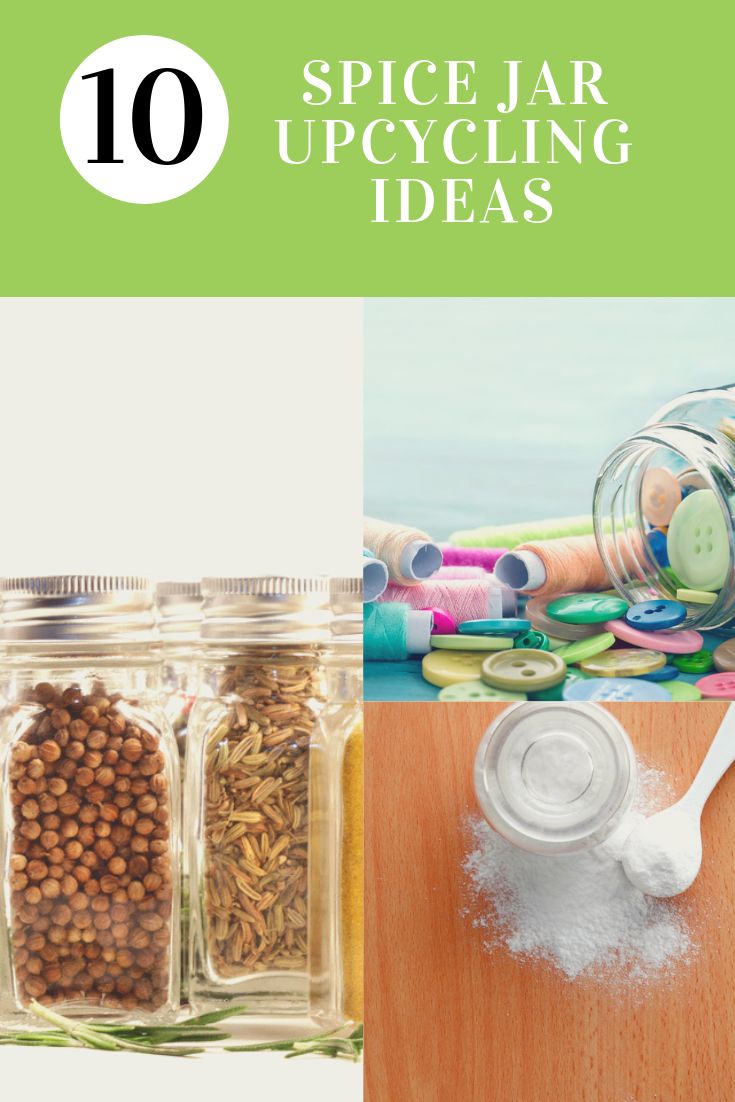 the top ten spice jar upcycling ideas for kids to use in their crafts