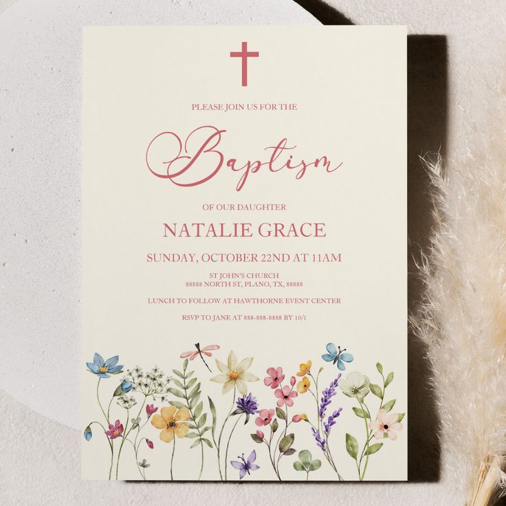 Baptism Party Theme, Baptism Themes, Bautizo Ideas, Christening Invitations Girl, Christian Baptism, Baptism Invitations Girl, Christening Invitation, Baptism Ideas