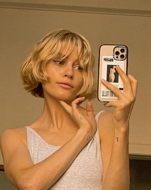 French Haircut, Chic Haircut, French Bob, Chin Length, Short Hair With Bangs, New Haircuts, Cut My Hair, Hair Envy, Short Bob