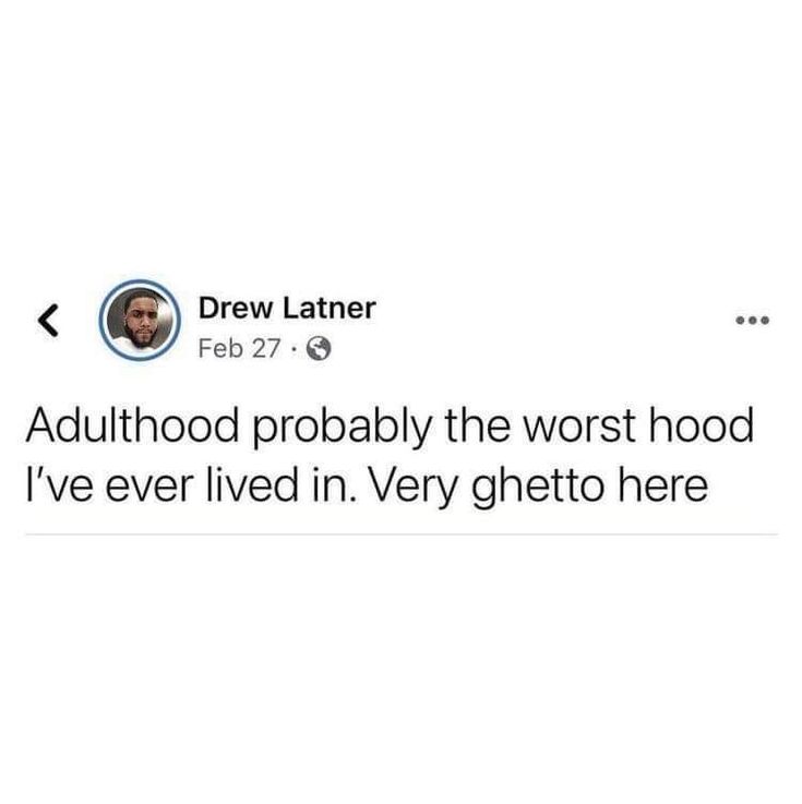 the tweet reads, drew lathere is 25 years old and i've ever lived in very ghettoto here