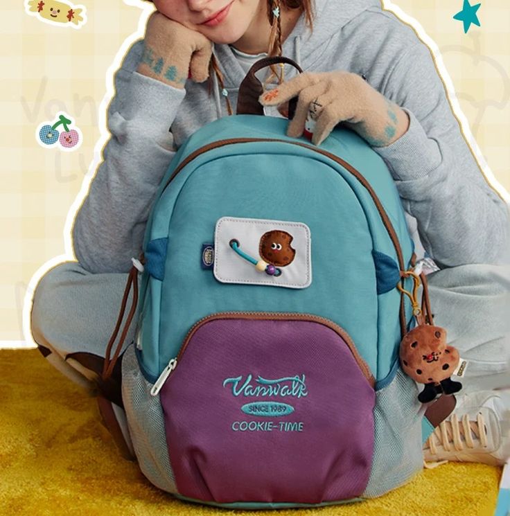 VANWALK Lucky House Cute Backpack | Bag | Three Fleas House Cute, Uni Bag, Plastic Shop, Cute Backpack, Creative Bag, Purple Backpack, Cute Backpacks, Baguette Bag, Backpack Bag