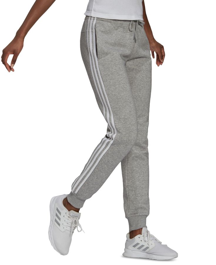 in stock Sweatpants For Women, Adidas Sweatpants, Womens Capris, Adidas Sportswear, Heather White, Fleece Joggers, Adidas Pants, Tracksuit Bottoms, Jogger Sweatpants