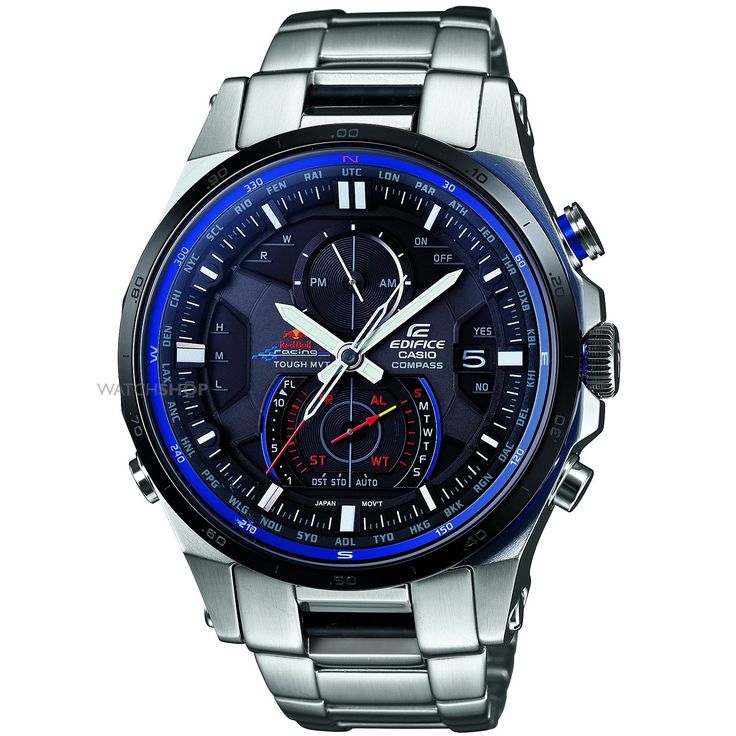 Men's Casio Edifice Red Bull Racing Edition Alarm Chronograph Watch, £565.00 Casio Edifice, Breitling Watches, Amazing Watches, Dream Watches, Limited Edition Watches, Red Bull Racing, Fine Watches, Mens Luxury, G Shock