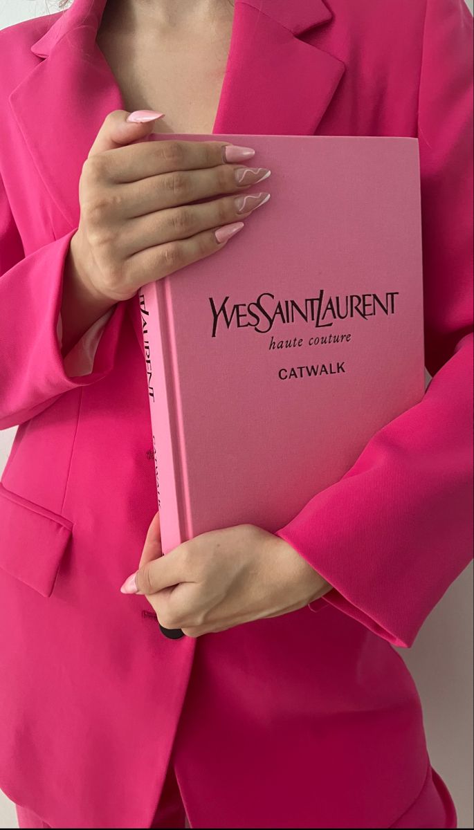 girl pink suit pink outfit ysl designer book pink book outfit idea designer ysl Pink Business Photoshoot Ideas, Pink Fashion Photoshoot, Business Pink Aesthetic, Zara Astethic, Pink Boss Aesthetic, Girl Boss Aesthetic Pink, Pink Suit Aesthetic, Pink Business Woman, Dark Pink Clothes