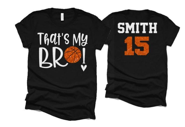 two shirts with basketballs on them that say, i love you and the number 15