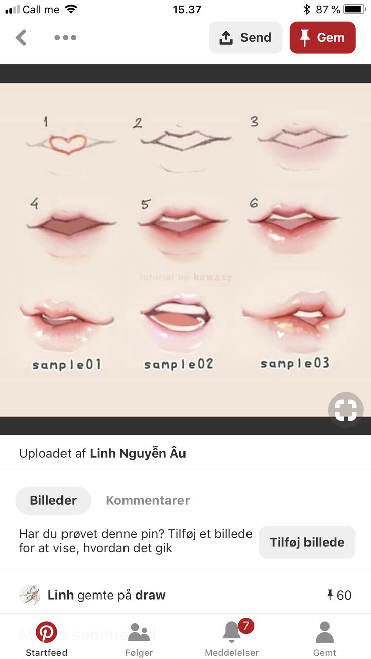 an image of different lips on the app