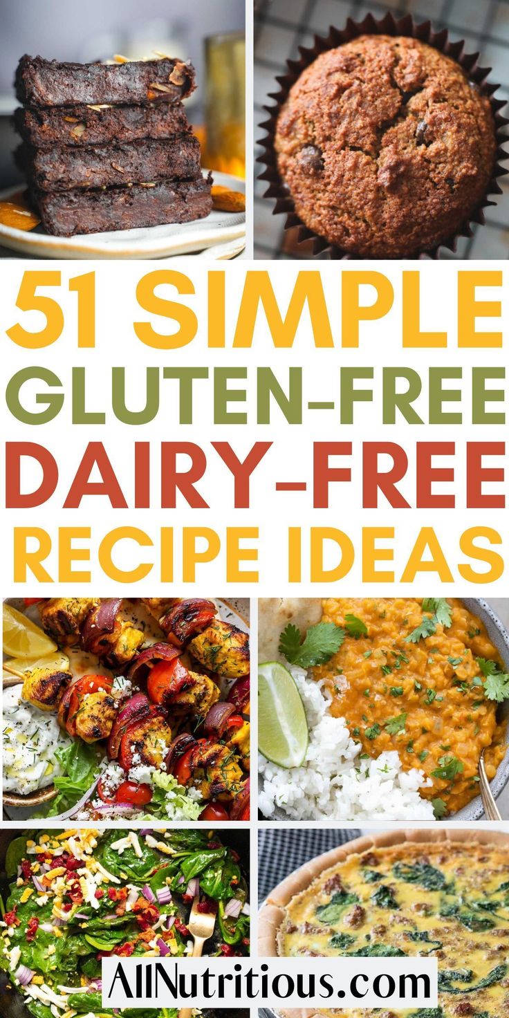 31 simple gluten - free dairy - free recipe ideas