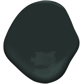 a dark green color is shown in this image, it looks like an oval shape