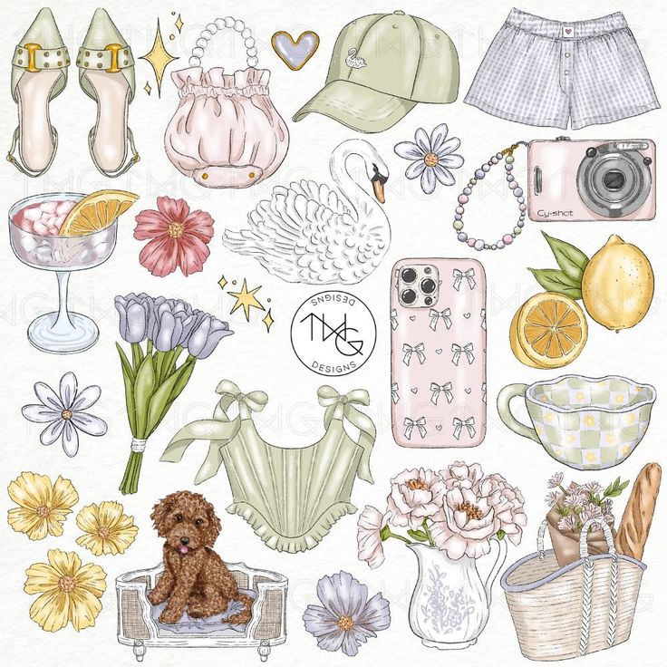 Spring Coquette Aesthetic, Spring Coquette, Scrapbook Printing, Drawing Clipart, Pastel Colour Palette, Scrapbook Materials, Website Backgrounds, Web Blog, Web Icons