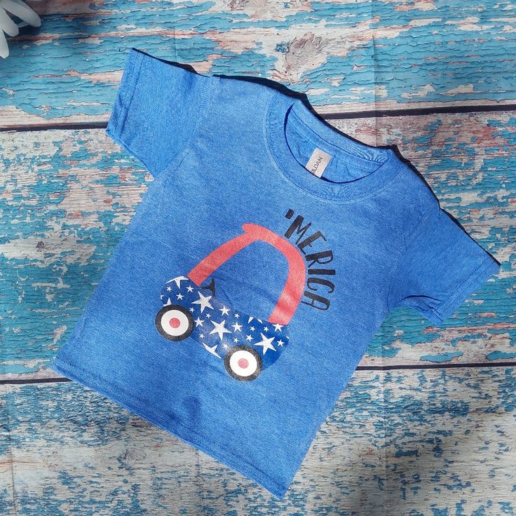 Super Cute Kids Merica Cozy Coupe Car Shirt. Great For The 4th Of July Comes In Sizes 2t-Xl Fun Blue Tops For 4th Of July, Fourth Of July Kids Shirts Diy, Playful T-shirt For 4th Of July With Crew Neck, Kids 4th Of July Shirt, Playful Crew Neck T-shirt For 4th Of July, Short Sleeve T-shirt For 4th Of July Birthday, Trendy Short Sleeve T-shirt For 4th Of July, Fun Blue T-shirt For 4th Of July, Funny 4th Of July Short Sleeve T-shirt